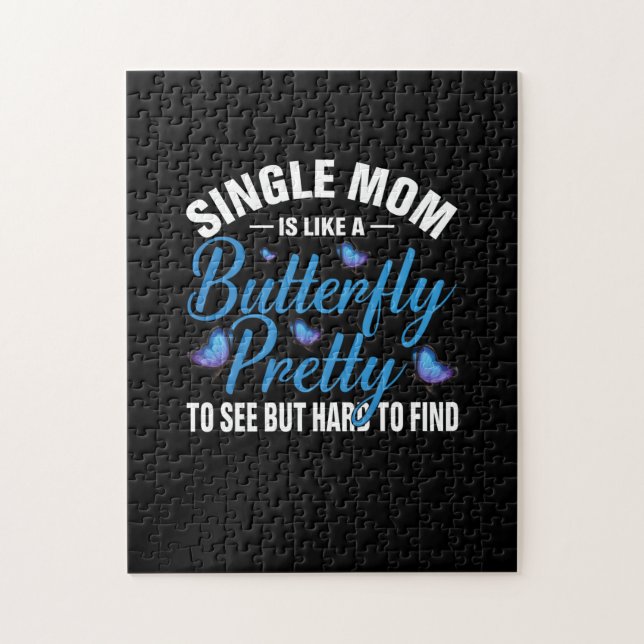 Butterfly Gift | Ett Mamma är som en fjäril Pussel (Vertikal)