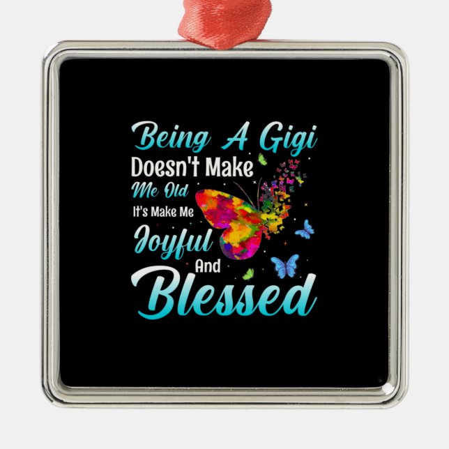 Butterfly Gift | GiGi Julgransprydnad Metall (Framsidan)