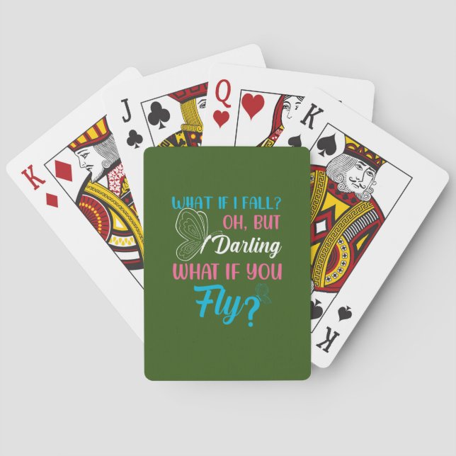 Butterfly Gift | Vad händer om du flyger Casinokort (Baksidan)