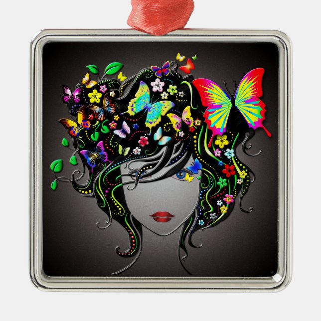 Butterfly Girl 1 Ornament (Framsidan)
