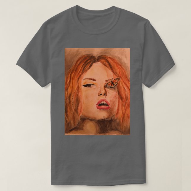 Butterfly Girl 2 T Shirt (Design framsida)