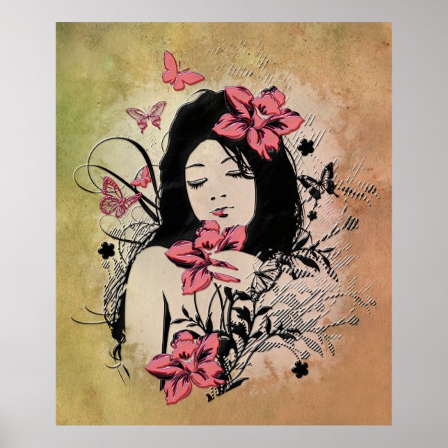 Butterfly Girl 3 Poster (Framsidan)