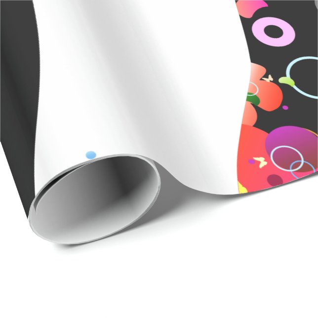 Butterfly Girl 5A Wrapping Papper Presentpapper (Rullad Hörn)