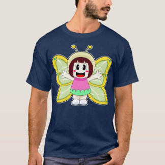 Butterfly Girl Costume T Shirt