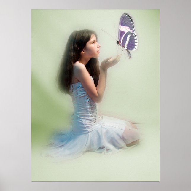 Butterfly Girl Poster (Framsidan)