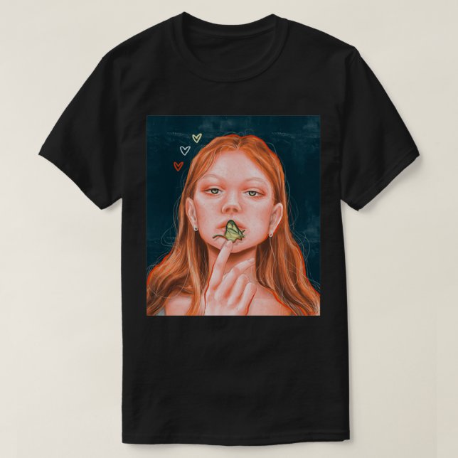 Butterfly Girl T Shirt (Design framsida)