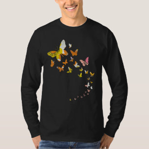 Butterfly Girl which Kärlek Butterflies Flower But T Shirt