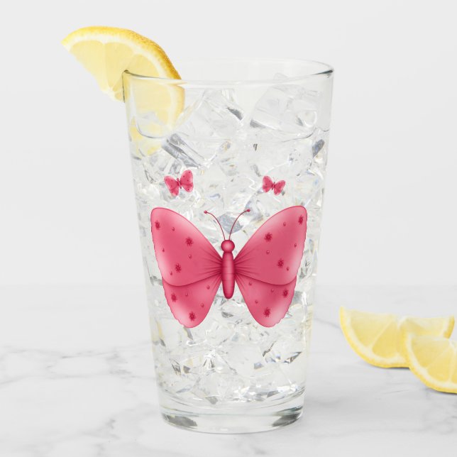butterfly glass kopp (Framsida Ice)