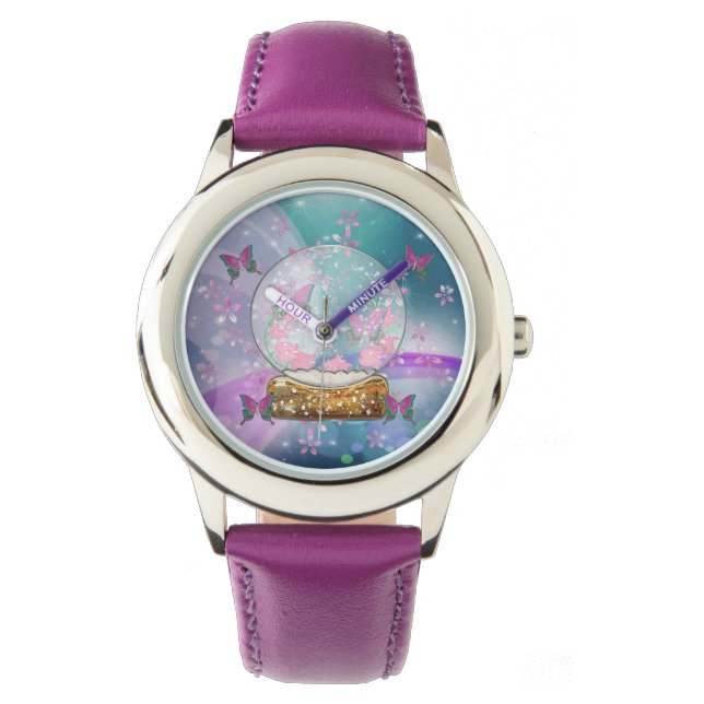 Butterfly Globe Armbandsur (Framsida)