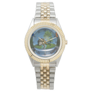 Butterfly Globe Watch Armbandsur
