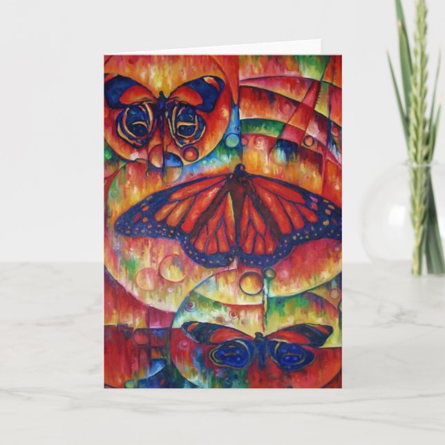 Butterfly Glory Greeting Card Kort (Framsida)