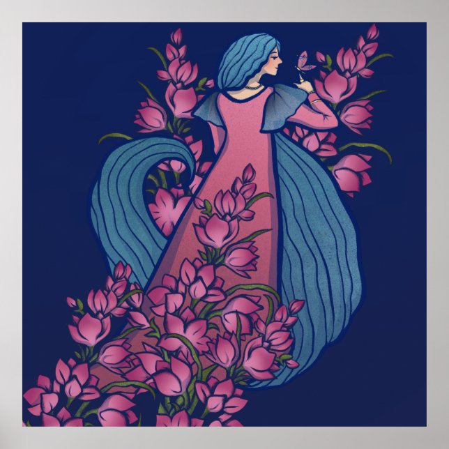 Butterfly Goddess Poster (Framsidan)