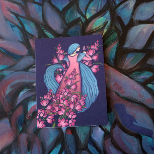 Butterfly Goddess Vykort