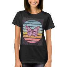 "Butterfly"-grafik T-Shirt | Snyggt