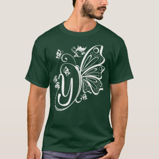 Butterfly Grunge Fairycore Aesthetic Brev Y Mono T Shirt