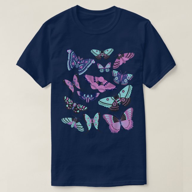 Butterfly Grunge Fairycore Insekt Aesthetic Moth C T Shirt (Design framsida)
