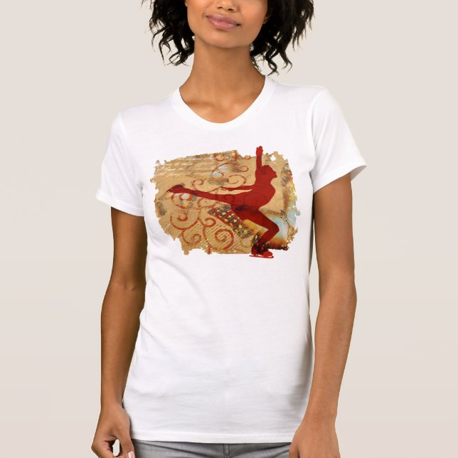 butterfly_grungeskridskoåkningutslagsplats tee shirt (Framsida)