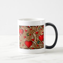 Butterfly & Guld Magisk Mugg