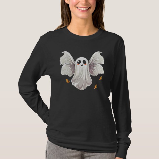 Butterfly Halloween Trick Or Treat Butterflies Ins T Shirt (Framsida)