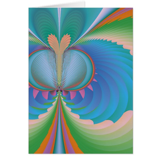 Butterfly Hälsningskort (Framsidan)