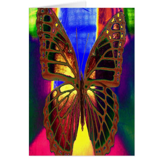 Butterfly Hälsningskort (Framsidan)
