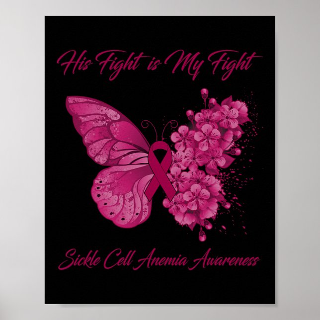Butterfly Hans Fight är min Cellanemi i kampen mot Poster (Framsidan)