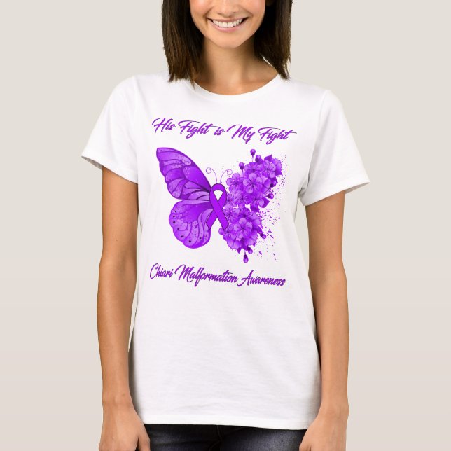 Butterfly Hans Fight är min Fight Chiari T Shirt (Framsida)