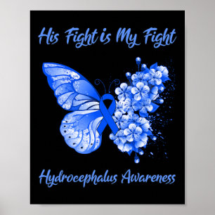Butterfly Hans Fight är min kamp Hydrocephalus Awa Poster