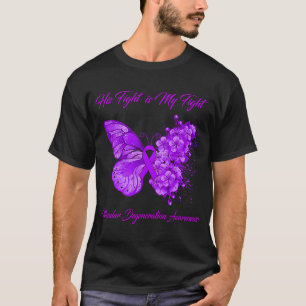 Butterfly Hans Fight är min kamp Macular Degenerat T Shirt