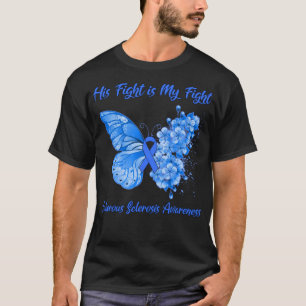 Butterfly Hans Fight är min kamp Tuberous Sclerosi T Shirt