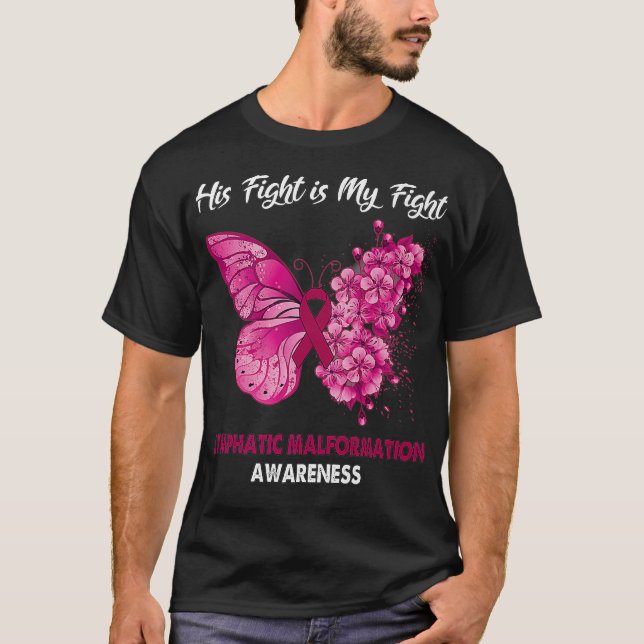 Butterfly Hans Fight är min lymfatiska malforma-ka T Shirt (Framsida)