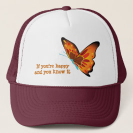 Butterfly Hat - Lycklig Hat Keps