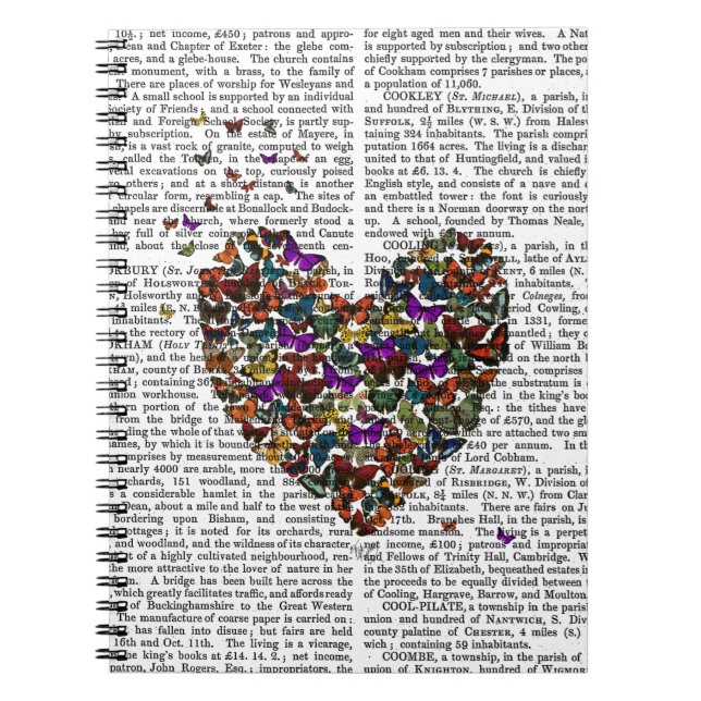 Butterfly Heart Anteckningsbok (Framsidan)