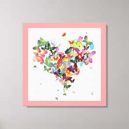 Butterfly Heart - Kanvastryck - SRF
