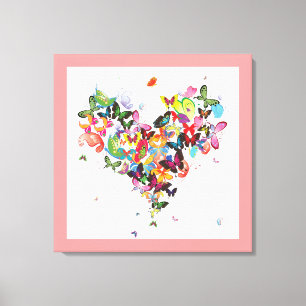 Butterfly Heart - Kanvastryck - SRF