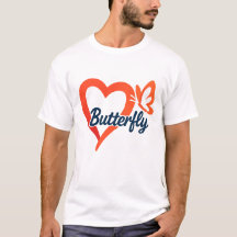 Butterfly Heart Kärlek Design | Romantisk typograf