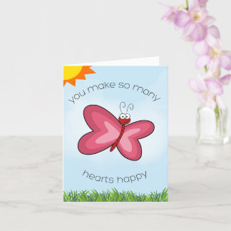 Butterfly Heart Kort