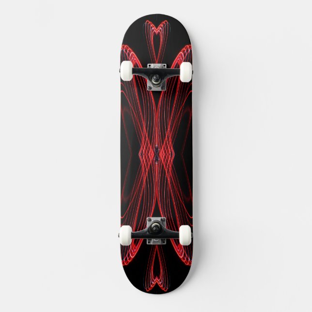 Butterfly Heart Skateboard-design Mini Skateboard Bräda 18,5 Cm (Framsida)
