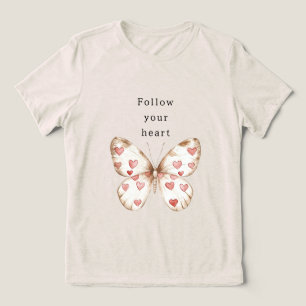 Butterfly Hearts T Shirt
