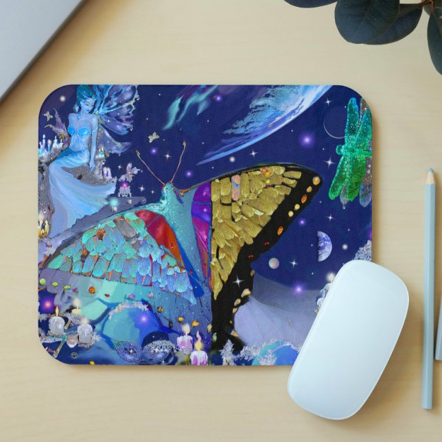 Butterfly Heaven Mouse Pad Musmatta (Skapare uppladdad)
