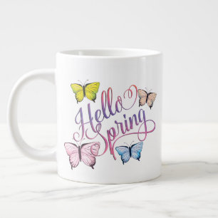 Butterfly Hej Vår Jumbo Mugg