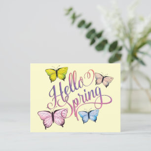 Butterfly Hej Vår Vykort