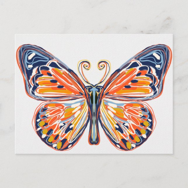 Butterfly Helg Vykort (Framsida)
