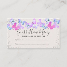 Butterfly Himlar gissar hur många babyskor som spe Tilläggskort