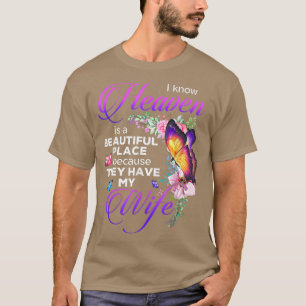Butterfly himmelvackert de har min hustru. t shirt