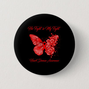Butterfly His Fight Is My Fight Medvetande om hjär Knapp
