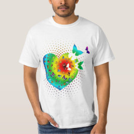 Butterfly-hjärta T Shirt