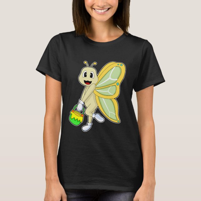 Butterfly Honung T Shirt (Framsida)