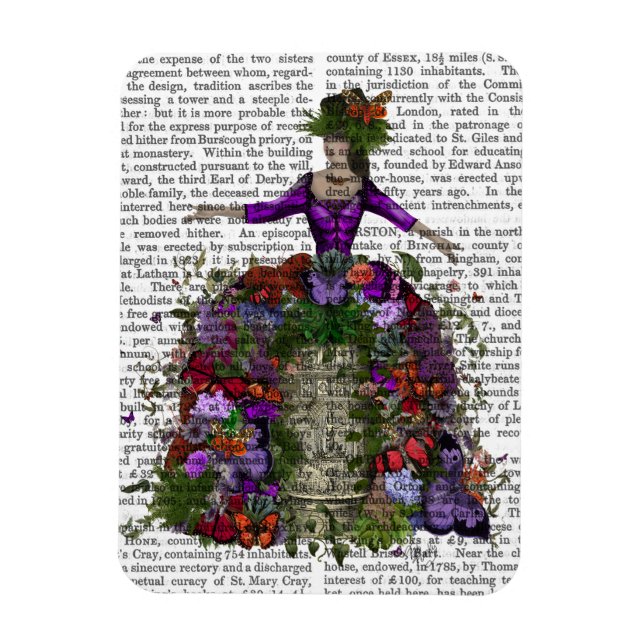 Butterfly House Queen Magnet (Vertikal)