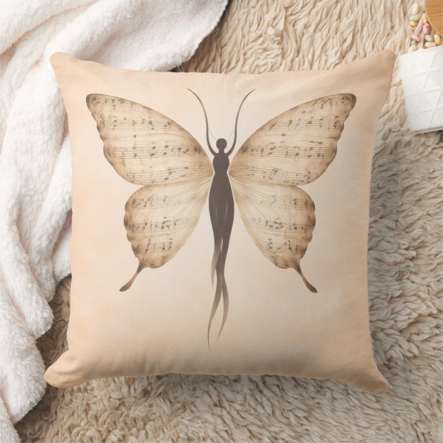 Butterfly Human Form Kudde (Filt)